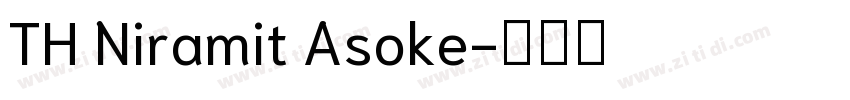 TH Niramit Asoke字体转换